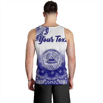 Samoa Tank Top Custom American Samoa Pattern With Paisley Style