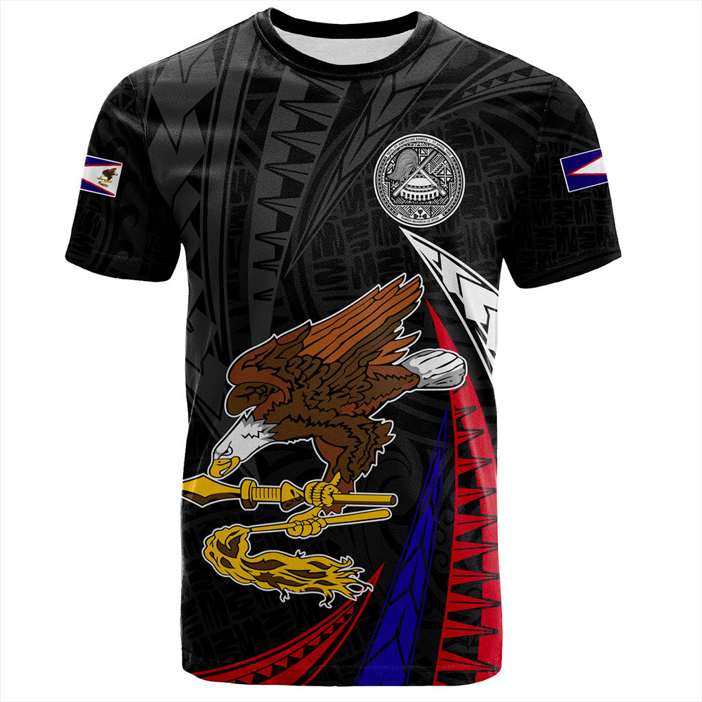 American Samoa T-Shirt Polynesia Tribal Wave