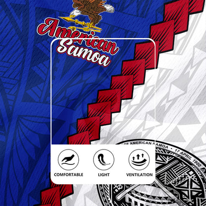 American Samoa Rugby Jersey Polynesian With Flag Independence Day