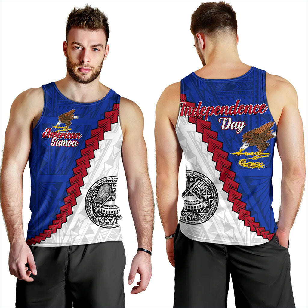 American Samoa Tank Top Polynesian With Flag Independence Day