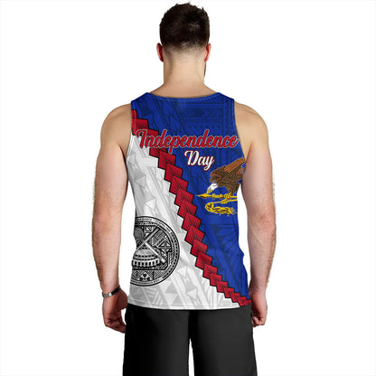 American Samoa Tank Top Polynesian With Flag Independence Day