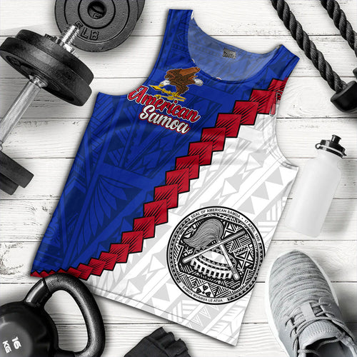 American Samoa Tank Top Polynesian With Flag Independence Day