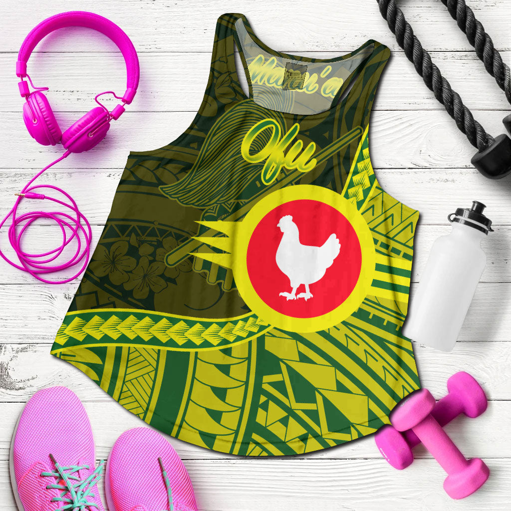 American Samoa Women Racerback Tank - Manu'a Ofu Polynesian Patterns