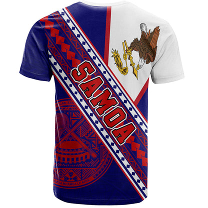 American Samoa T-Shirt Flag And Coat Of Arms