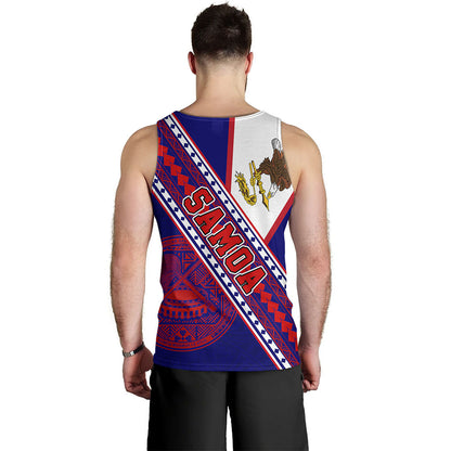 American Samoa Tank Top Flag And Coat Of Arms