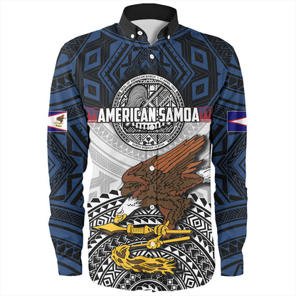 Samoa Long Sleeve Shirt Seal Of American Samoa Polynesian