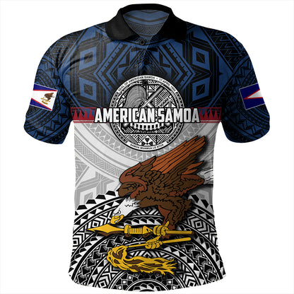 Samoa Polo Shirt Seal Of American Samoa Polynesian