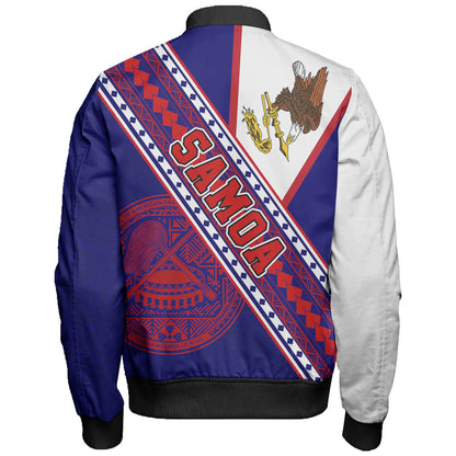 American Samoa Bomber Jacket Flag And Coat Of Arms