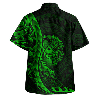 American Samoa Custom Personalised Hawaiian Shirt Polynesian Pattern Style