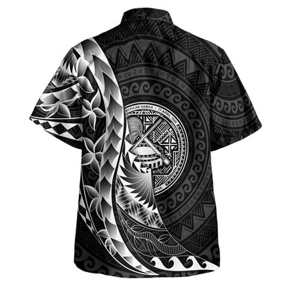 American Samoa Custom Personalised Hawaiian Shirt Polynesian Pattern Style