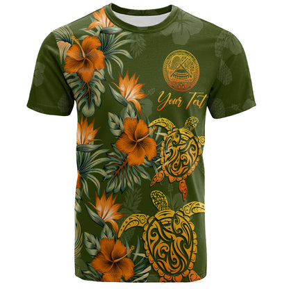 American Samoa T-Shirt Custom Personalised Polynesian Tropical Summer