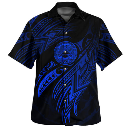 American Samoa Custom Personalised Hawaiian Shirt Legend Color Version