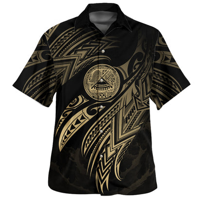 American Samoa Custom Personalised Hawaiian Shirt Legend Color Version