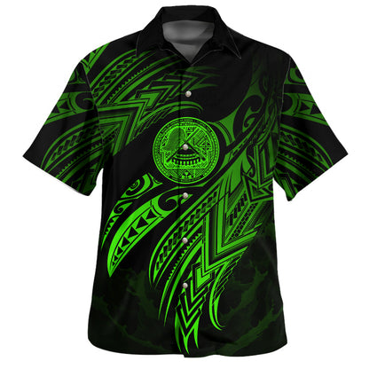 American Samoa Custom Personalised Hawaiian Shirt Legend Color Version