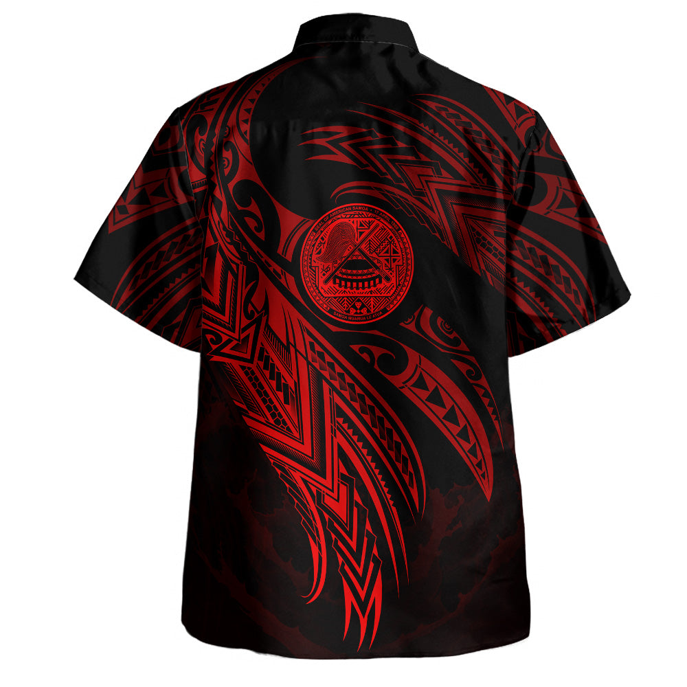 American Samoa Custom Personalised Hawaiian Shirt Legend Color Version