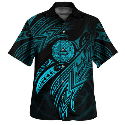 American Samoa Custom Personalised Hawaiian Shirt Legend Color Version