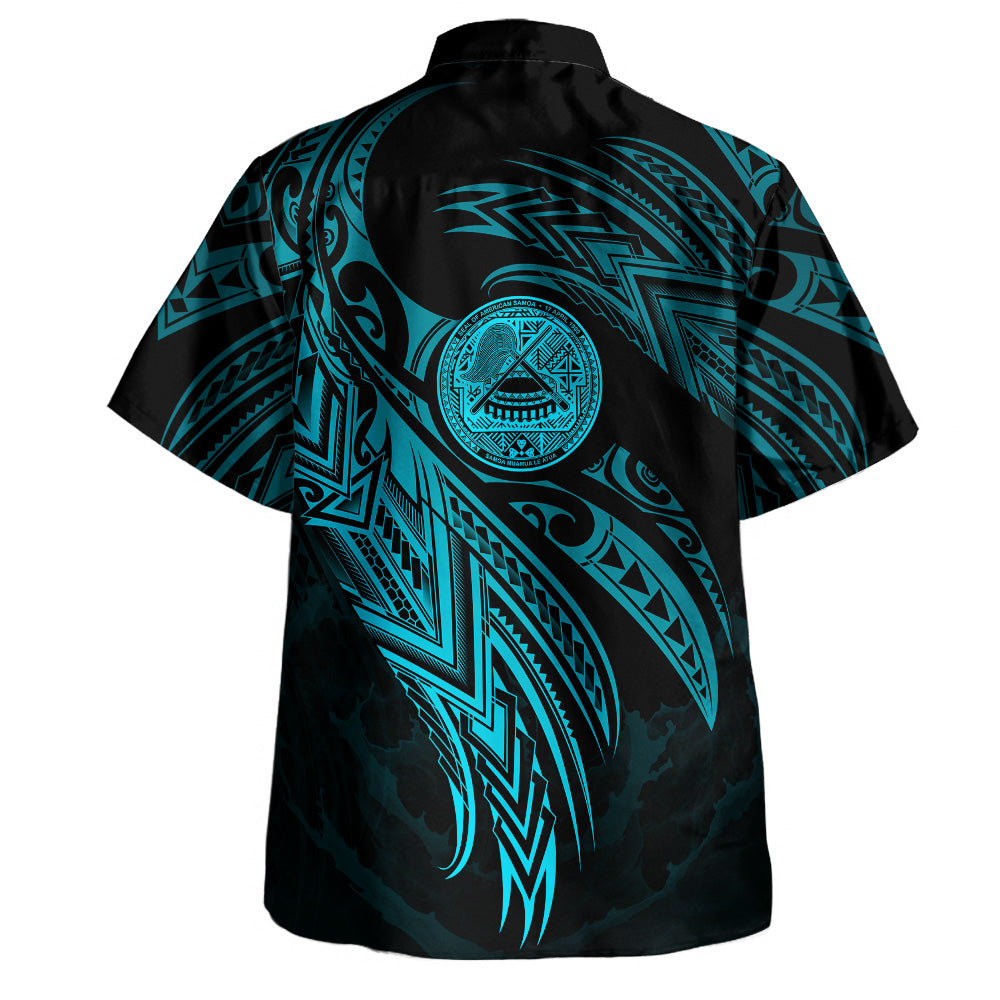 American Samoa Custom Personalised Hawaiian Shirt Legend Color Version