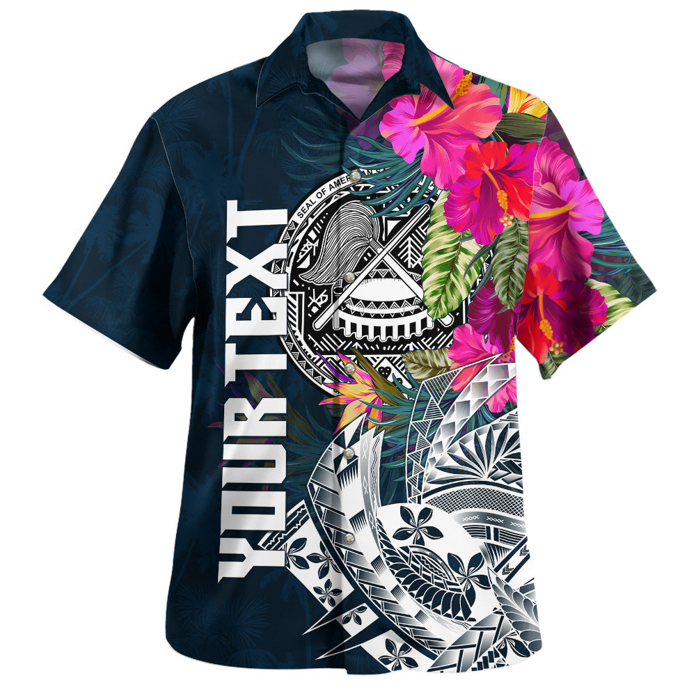 American Samoa Hawaiian Shirt Custom Personalised Polynesian Summer Vibes