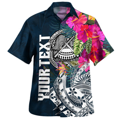 American Samoa Hawaiian Shirt Custom Personalised Polynesian Summer Vibes