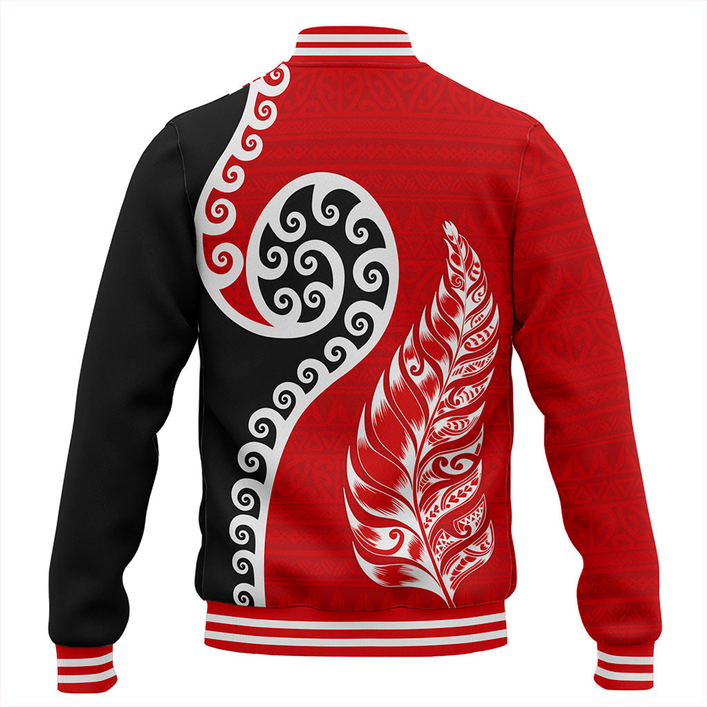 New Zealand Baseball Jacket Aotearoa Maori Waitangi Day