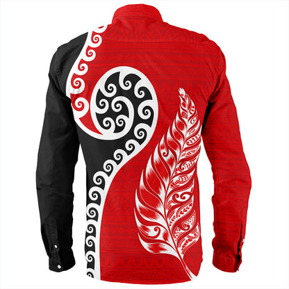 New Zealand Long Sleeve Shirt Aotearoa Maori Waitangi Day