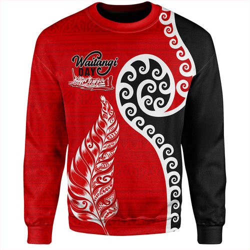 New Zealand Sweatshirt Aotearoa Maori Waitangi Day