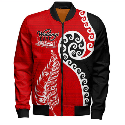 New Zealand Bomber Jacket Aotearoa Maori Waitangi Day