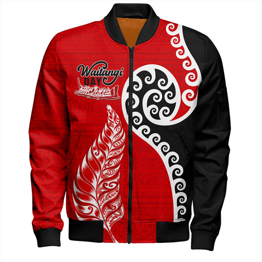 New Zealand Bomber Jacket Aotearoa Maori Waitangi Day