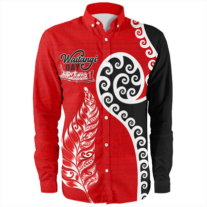 New Zealand Long Sleeve Shirt Aotearoa Maori Waitangi Day