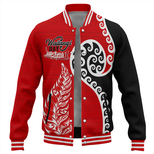 New Zealand Baseball Jacket Aotearoa Maori Waitangi Day