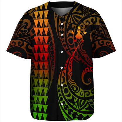 Austral Islands Baseball Shirt Kakau Style