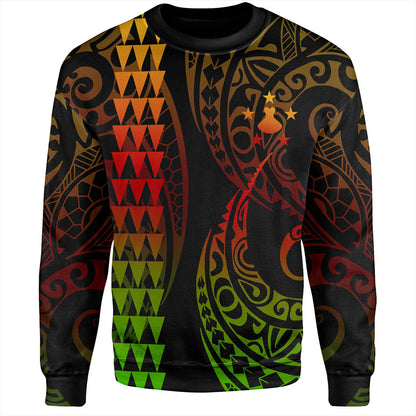 Austral Islands Sweatshirt Kakau Style