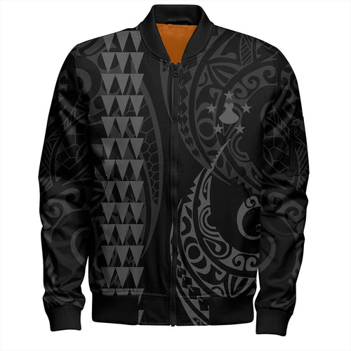 Austral Islands Bomber Jacket Kakau Style