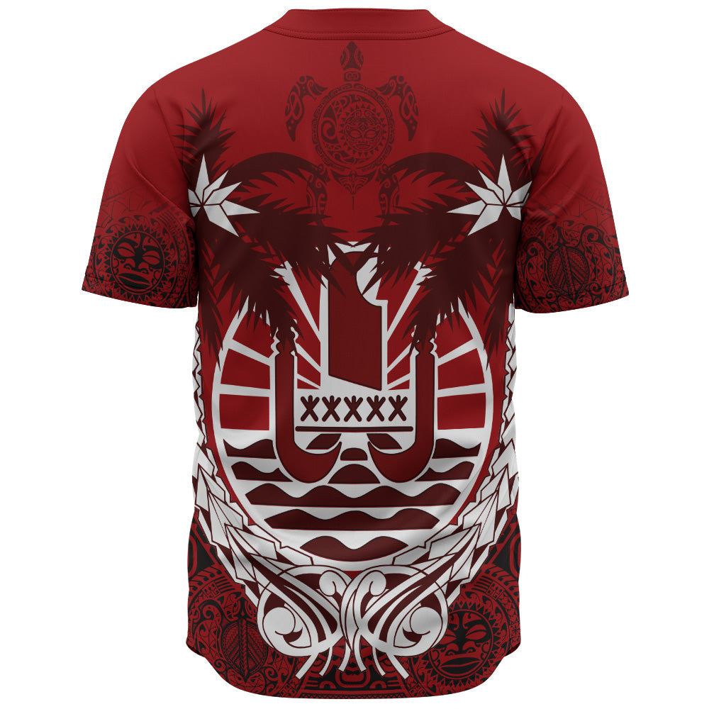 Tahiti Baseball Shirt Polynesian Coconut