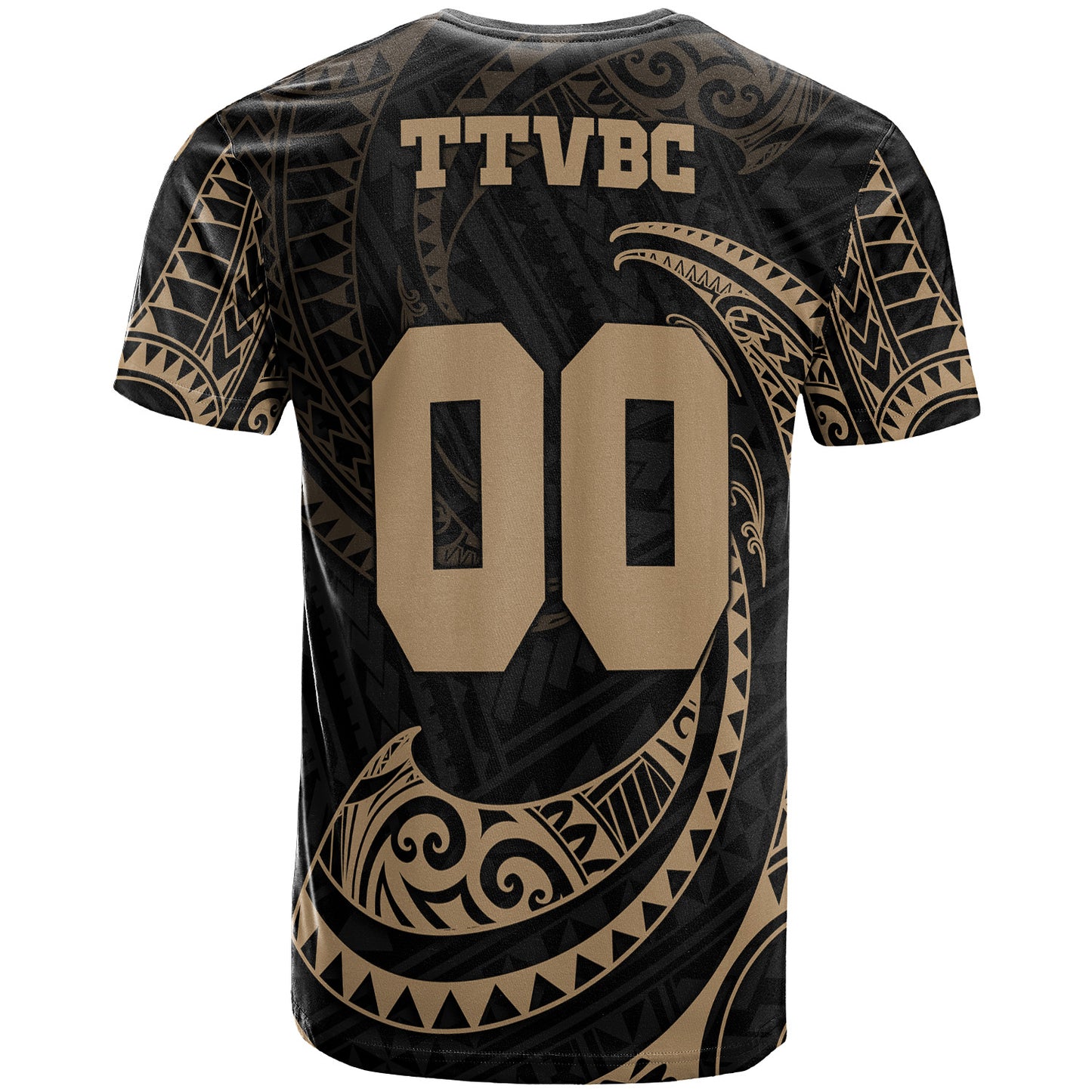TTVBCÂ T-Shirt - Gold Tribal Wave