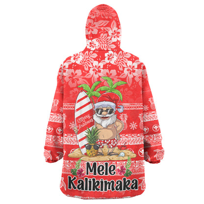 Hawaii Snug Hoodie Mele Kalikimaka Merry Christmas Tree Pineapple Tropical