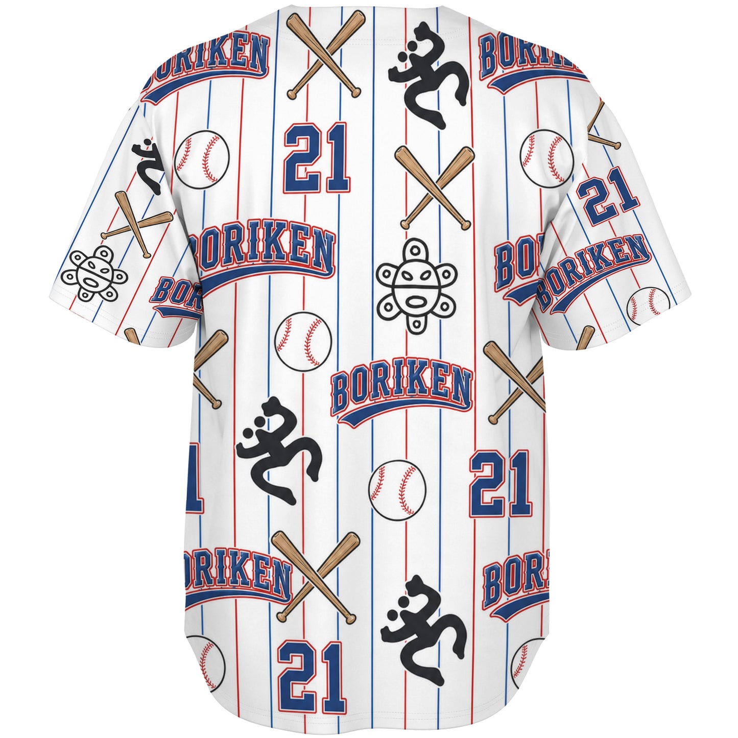 Puerto Rico Baseball Shirt Boriken Taino Diamond Pride
