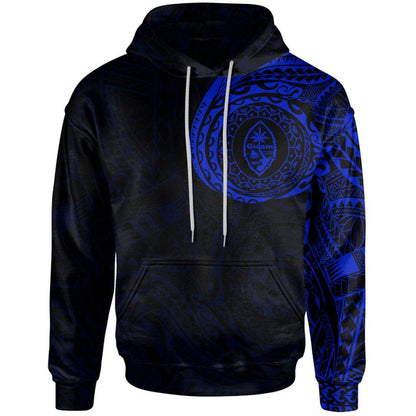 Guam Hoodie - Guam Coat Of Arms Polynesian Tattoo Style Special Version
