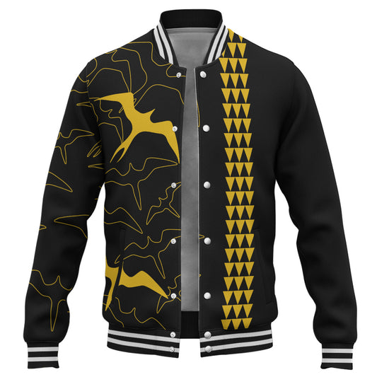 Hawaii Baseball Jacket Iwa Bird Flight Style