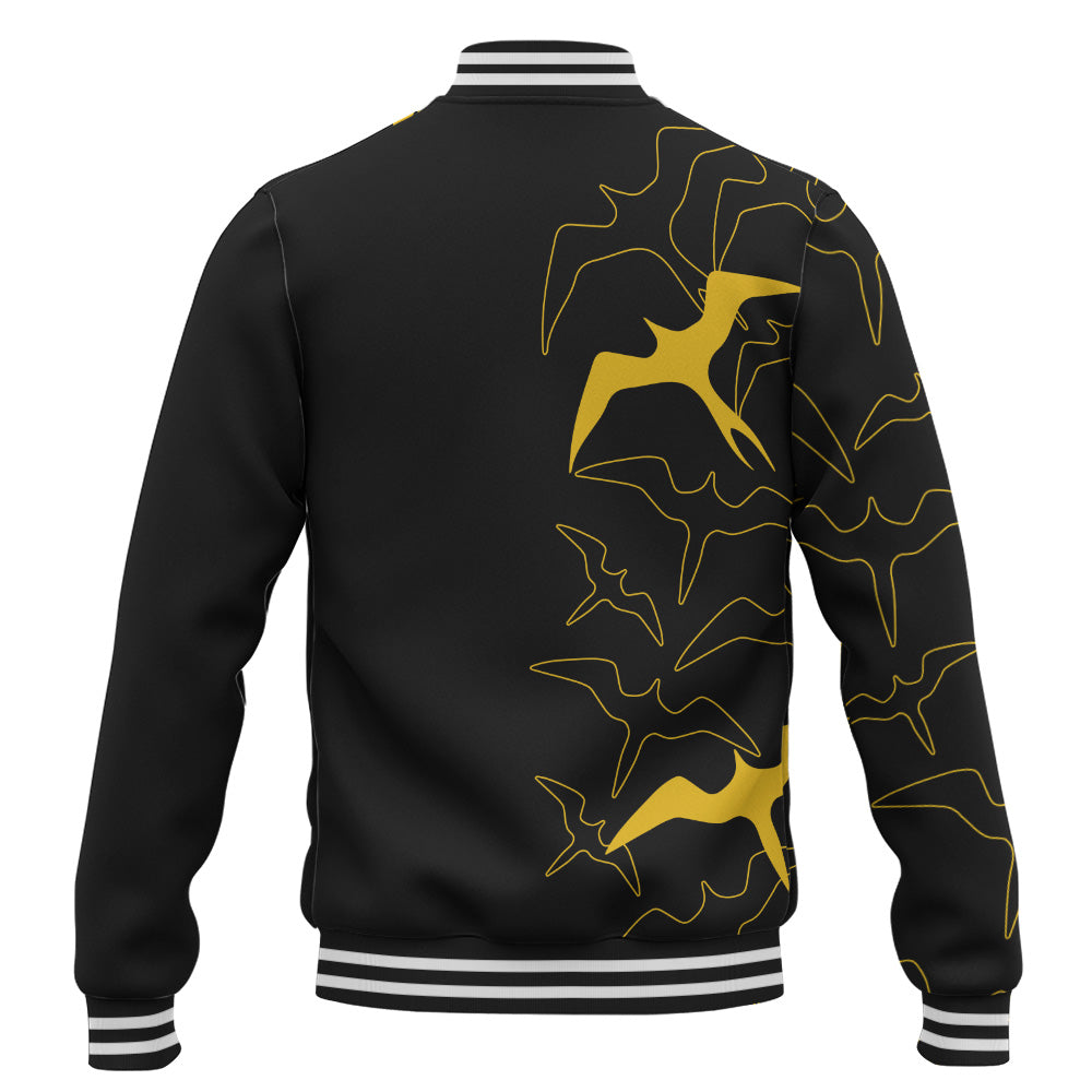 Hawaii Baseball Jacket Iwa Bird Flight Style