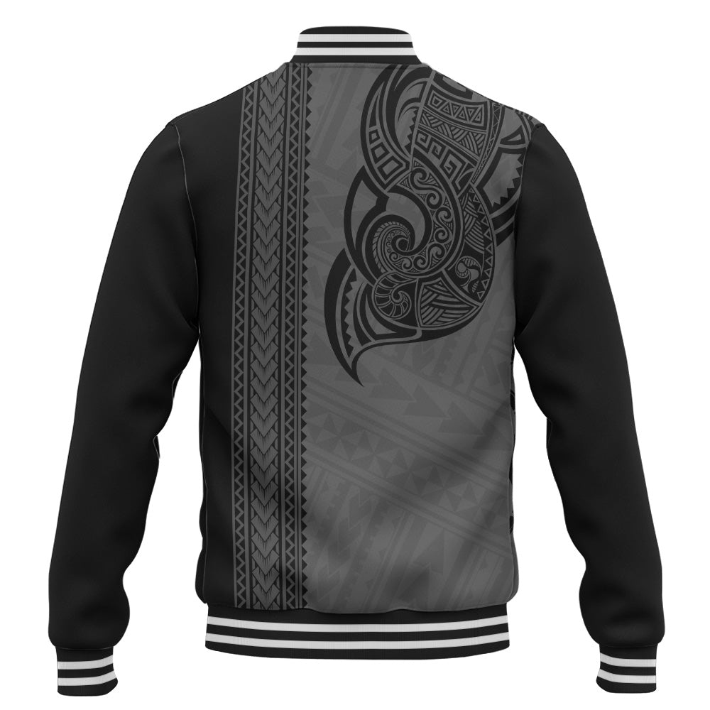 Hawaii Baseball Jacket Polynesia Tribal Turtle Tattoo