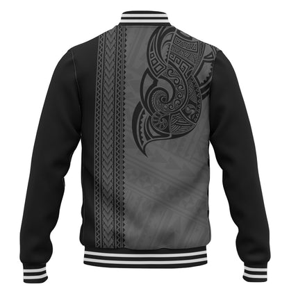 Hawaii Baseball Jacket Polynesia Tribal Turtle Tattoo