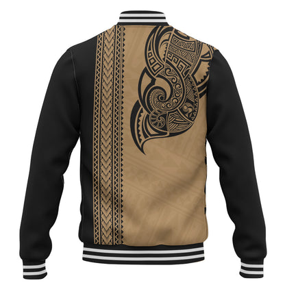 Hawaii Baseball Jacket Polynesia Tribal Turtle Tattoo