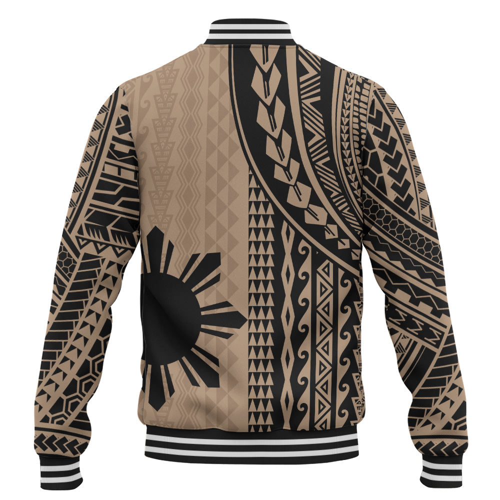 Philippines Filipinos Baseball Jacket Polynesian Tattoo