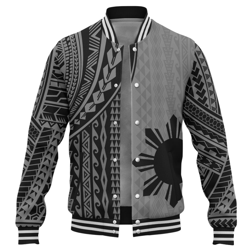 Philippines Filipinos Baseball Jacket Polynesian Tattoo
