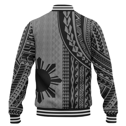 Philippines Filipinos Baseball Jacket Polynesian Tattoo