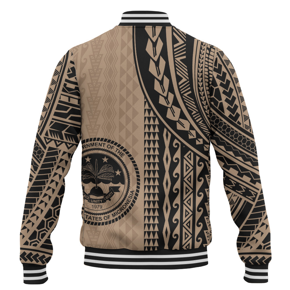 Federated States Of Micronesia Baseball Jacket Polynesian Tattoo