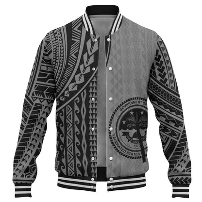 Federated States Of Micronesia Baseball Jacket Polynesian Tattoo