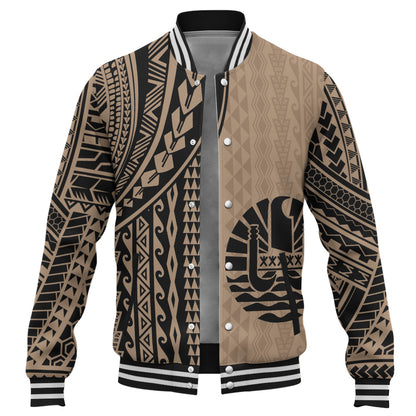 Tahiti Baseball Jacket Polynesian Tattoo
