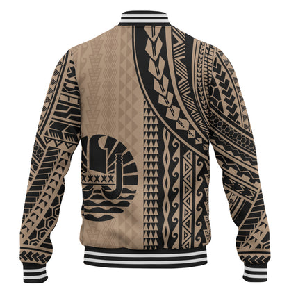 Tahiti Baseball Jacket Polynesian Tattoo